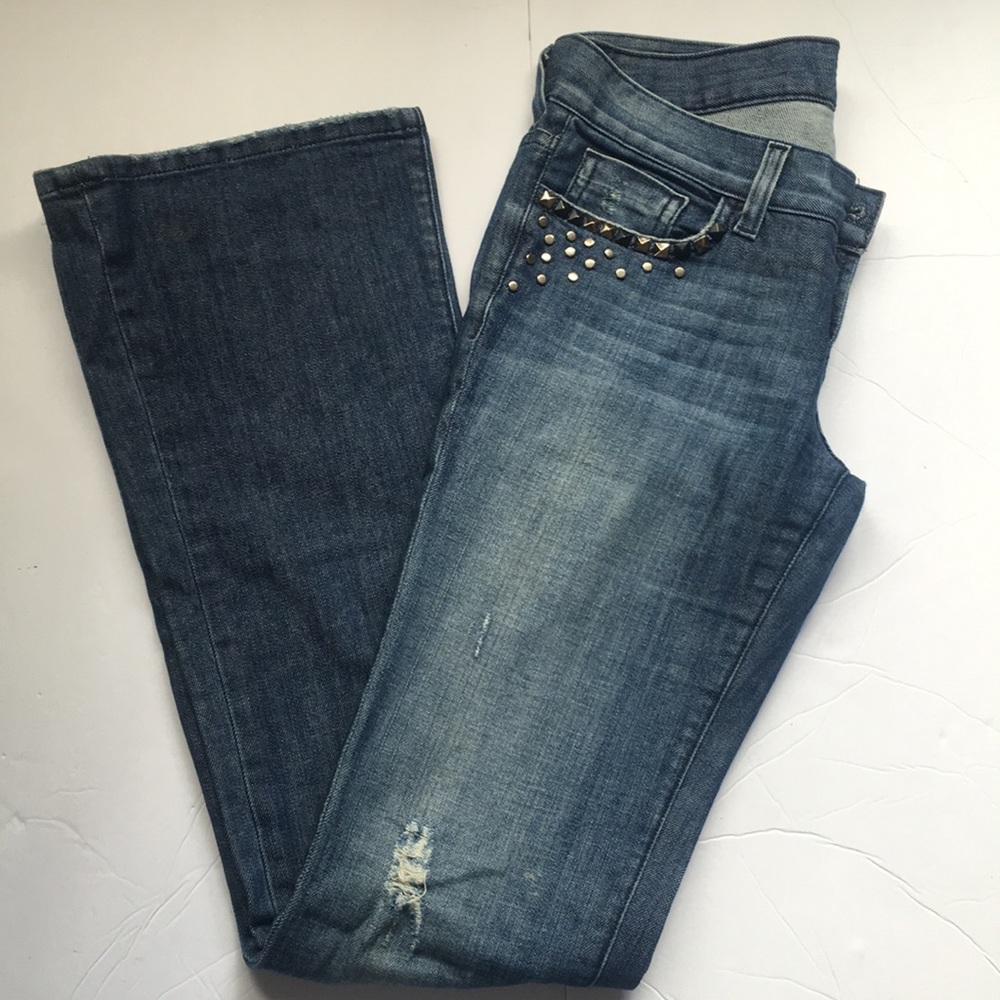 Flare BEBE Jean with studs